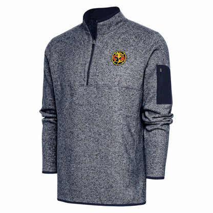 Club America Antigua Elevate Quarter-Zip Pullover - Heather Navy shop