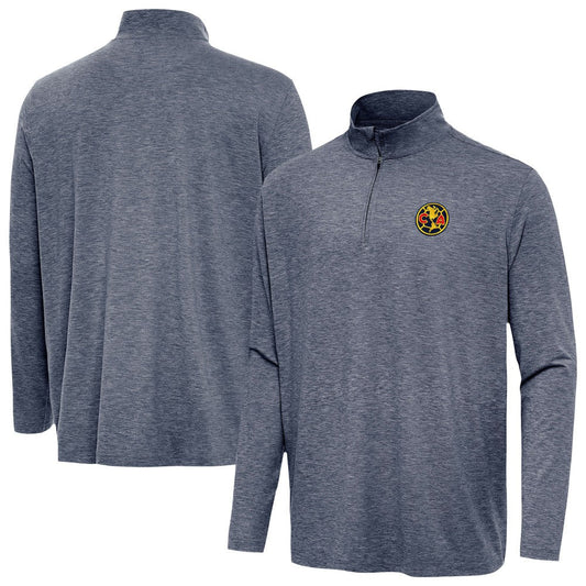 Club America Antigua Master Quarter-Zip Pullover - Heather Navy cheap