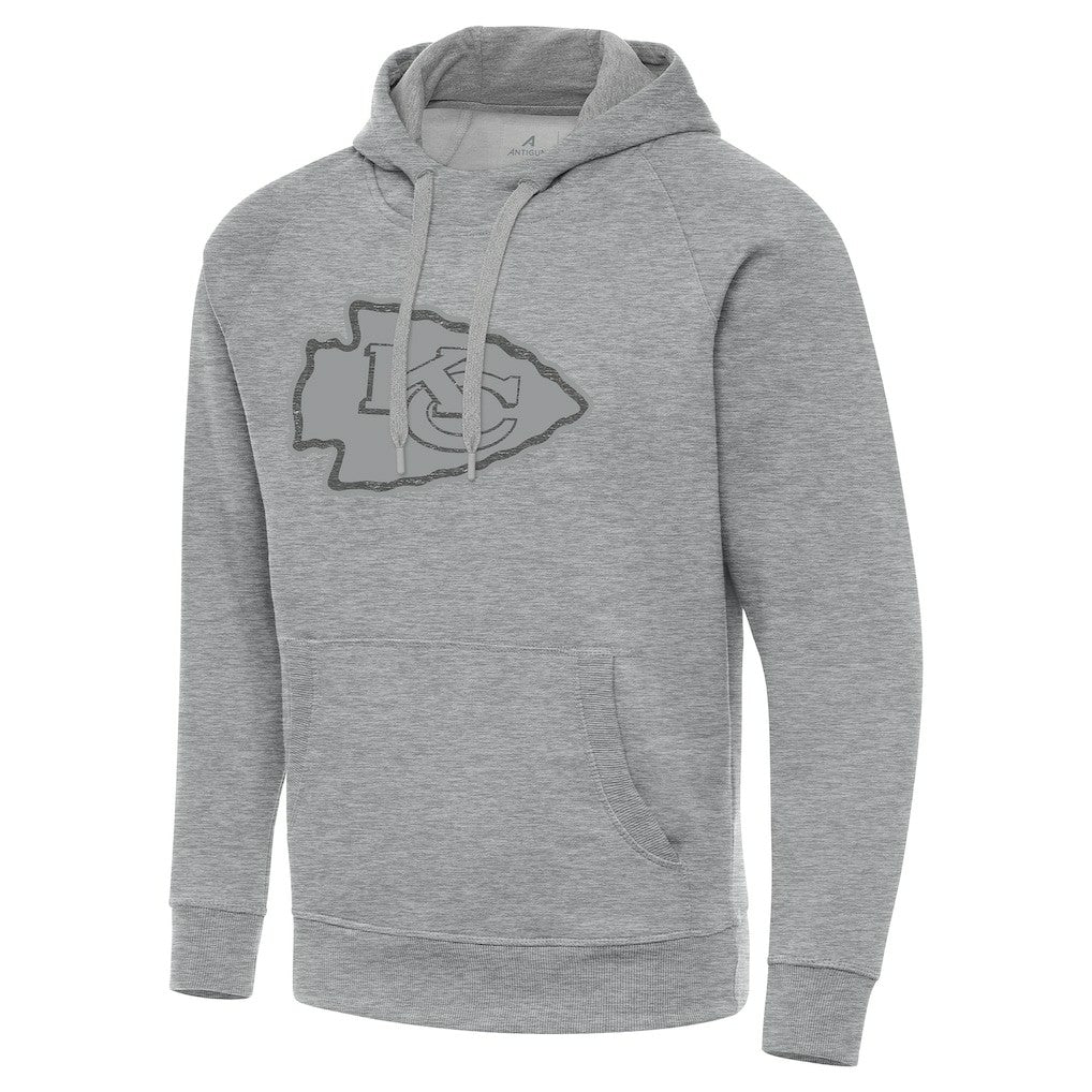 Kansas City Chiefs Antigua Victory Hoodie - Heather Gray outlet