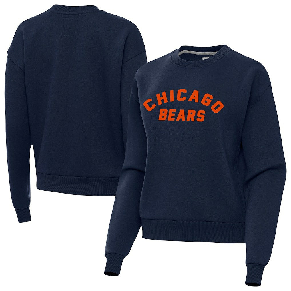 Chicago Bears Antigua Women's Victory Sweatshirt - Navy online
