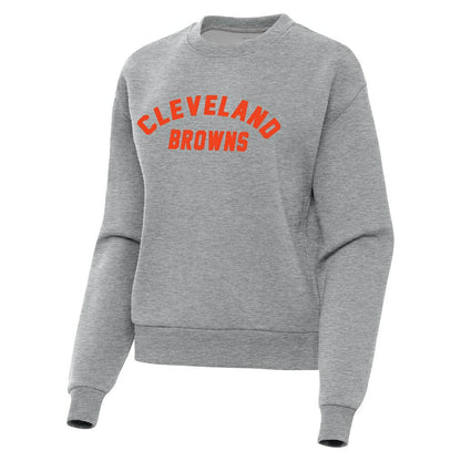 Cleveland Browns Antigua Women's Victory Sweatshirt - Heather Gray sale