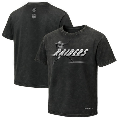 Las Vegas Raiders EQUIHUA Retro T-Shirt - Black on sale