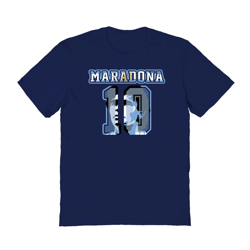 Diego Maradona Argentina National Team Vive La Fete Women's Name & Number T-Shirt - Navy online