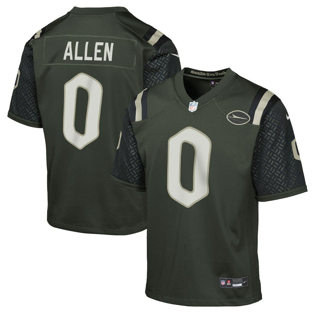 Braelon Allen New York Jets Youth 2025 Rivalries Collection Game Jersey - Gotham Green | Nike sale