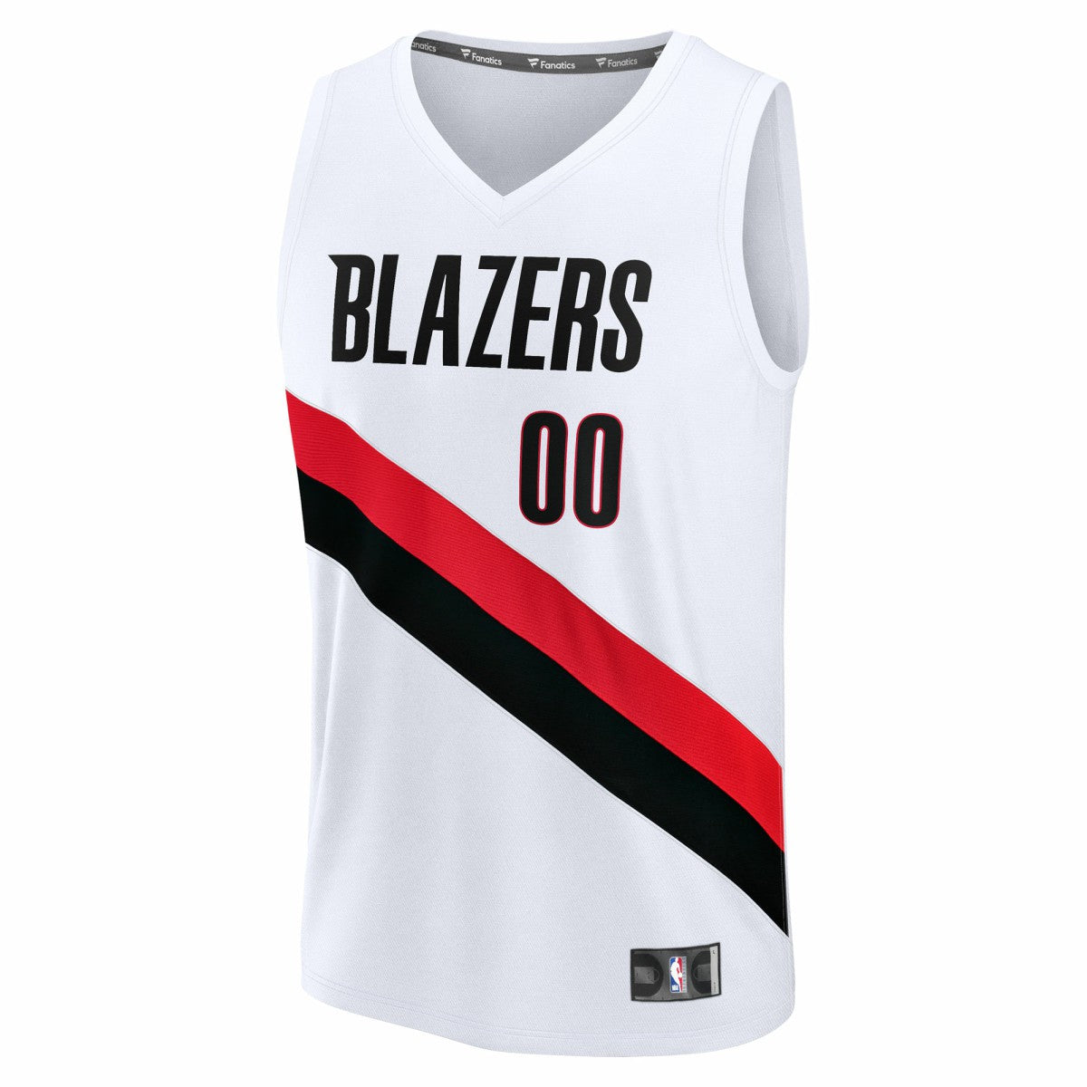 Portland Trail Blazers Fast Break Replica Custom Jersey - Association Edition - White | Fanatics for sale