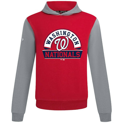 Washington Nationals Levelwear Throwback Ultimate Banner Arch Hoodie - Red