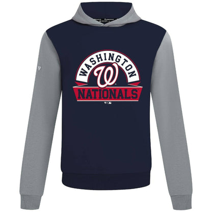 Washington Nationals Levelwear Throwback Ultimate Banner Arch Hoodie - Navy