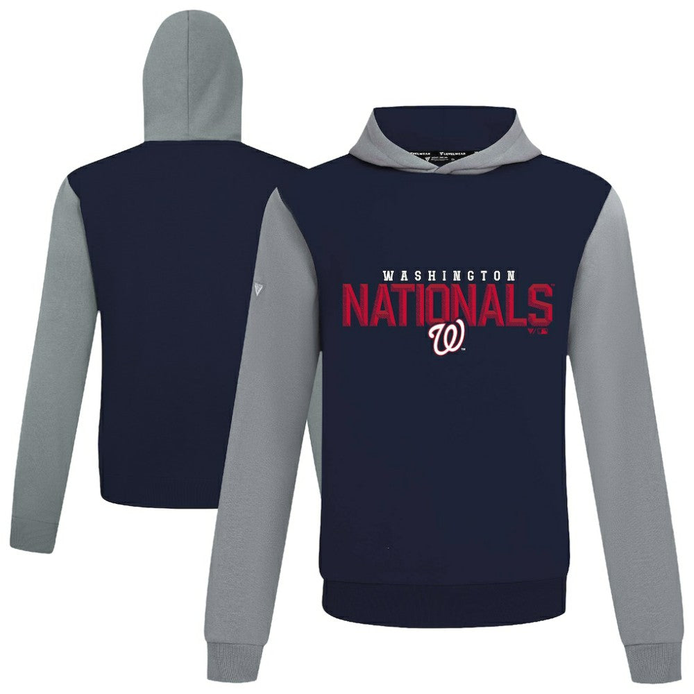 Washington Nationals Levelwear Throwback Carve Ultimate Hoodie - Navy