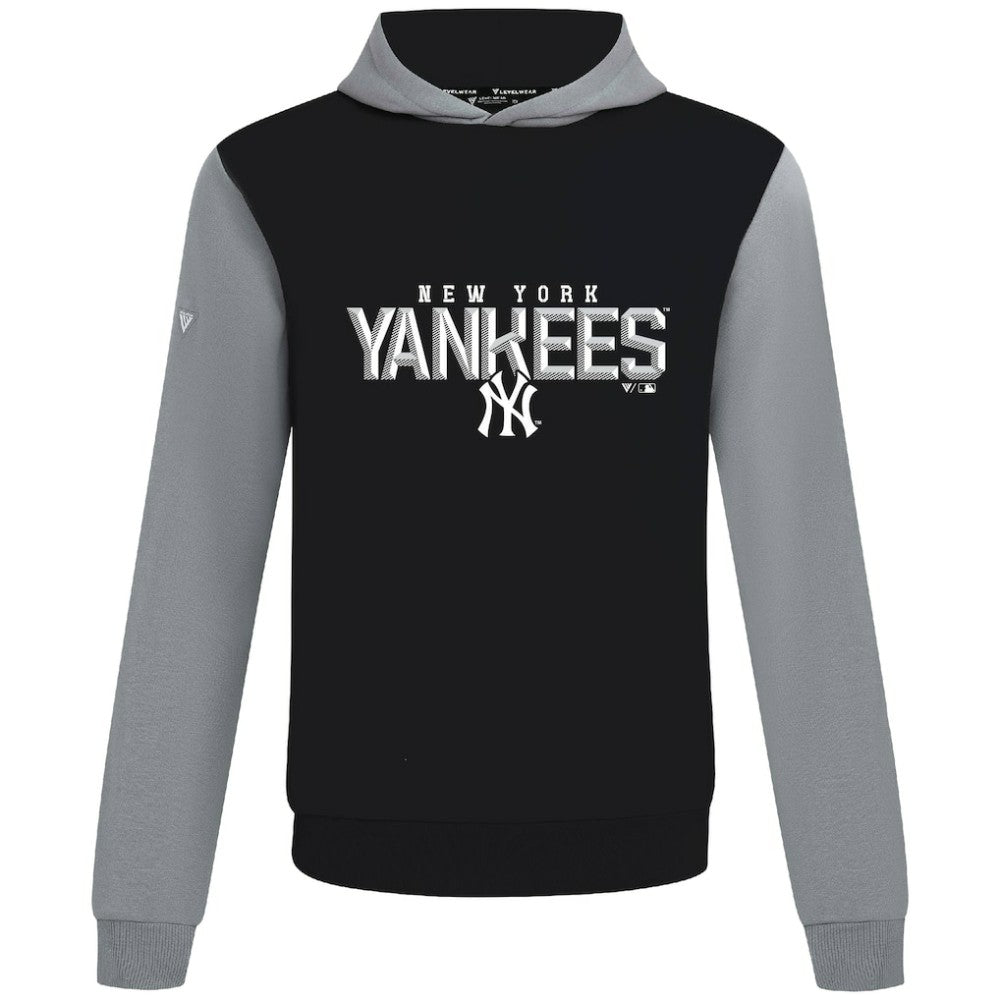 New York Yankees Levelwear Throwback Carve Ultimate Hoodie - Black