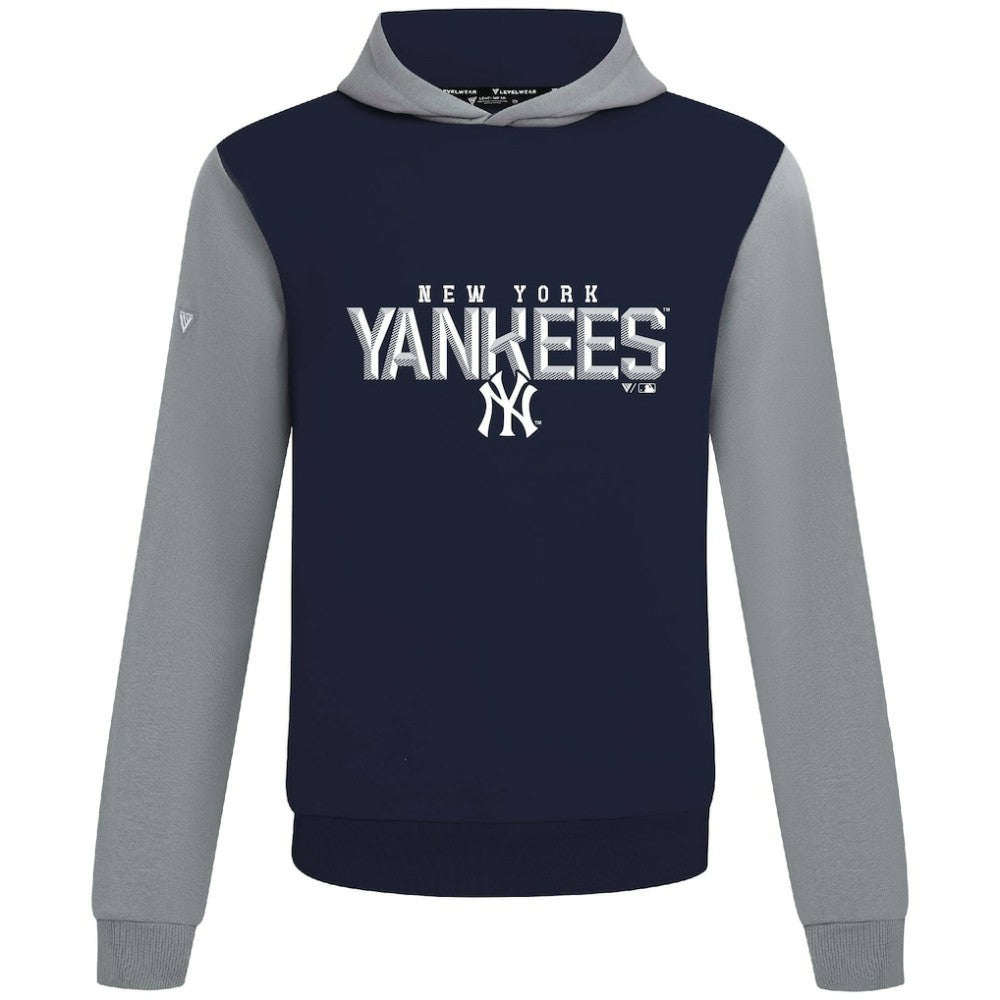 New York Yankees Levelwear Throwback Carve Ultimate Hoodie - Navy