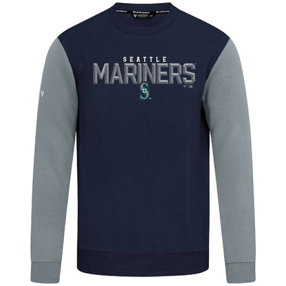 Seattle Mariners Levelwear Throwback Ultimate Carve Sweatshirt - College Navy
