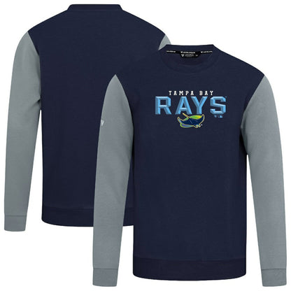 Tampa Bay Rays Levelwear Throwback Ultimate Carve Sweatshirt - Navy