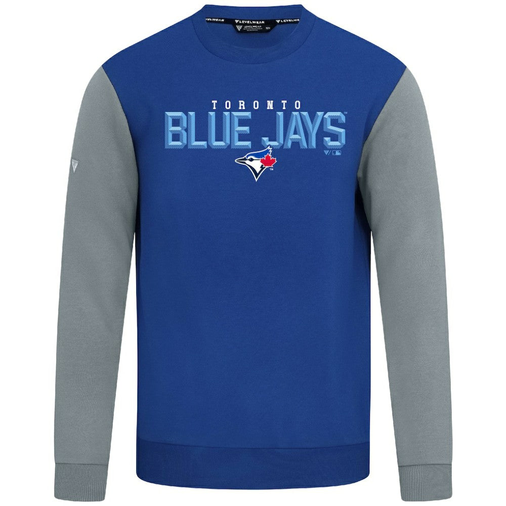 Toronto Blue Jays Levelwear Throwback Ultimate Carve Sweatshirt - Royal