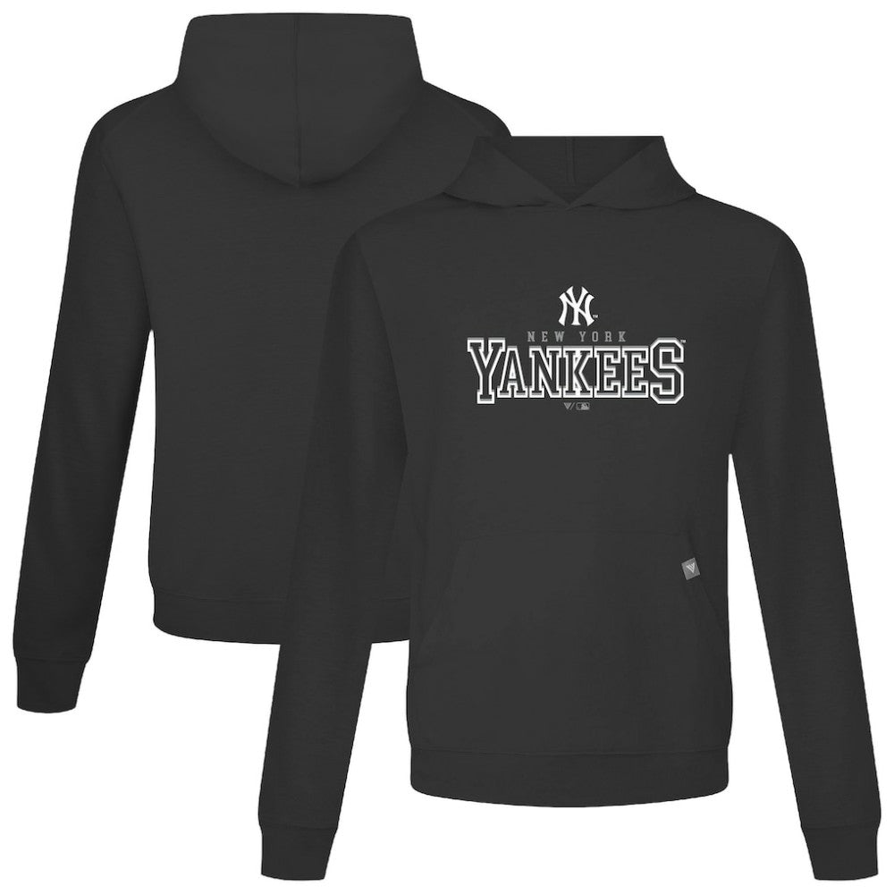 New York Yankees Levelwear Relay Journey Pullover Hoodie - Black