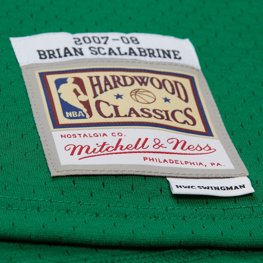 Brian Scalabrine Boston Celtics 2007/08 Hardwood Classics Swingman Jersey - Kelly Green | Mitchell & Ness sale