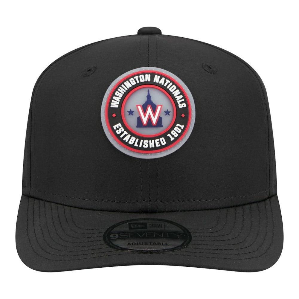 Washington Nationals Circle 9SEVENTY Adjustable Hat - Black | New Era