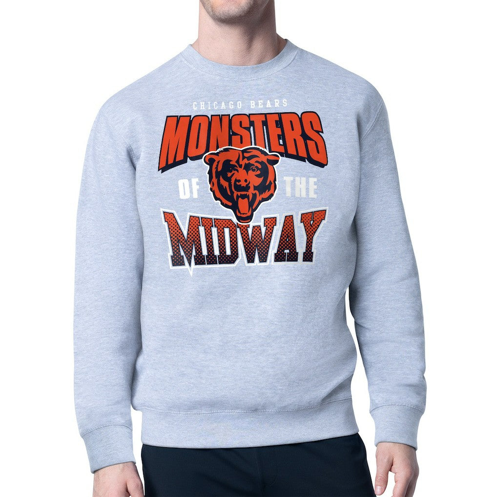 Chicago Bears Starter Comic Style Sweatshirt - Gray cheap