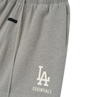 Los Angeles Dodgers Fear of God x MLB Classic Fit Sweatshorts - Warm Heather Gray
