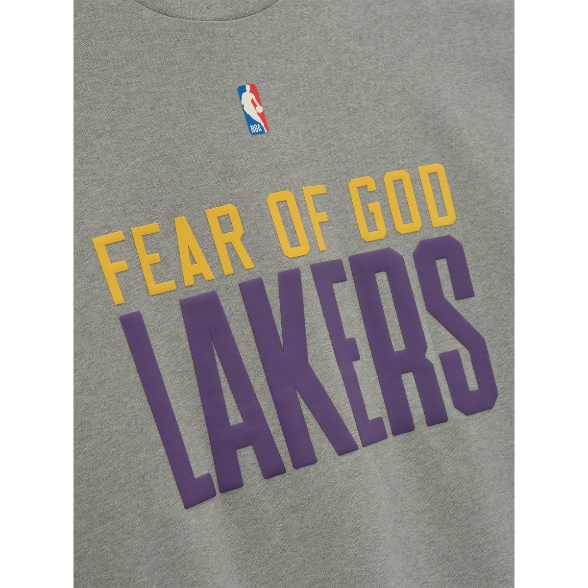 Los Angeles Lakers Fear of God x NBA Unisex 90s T-Shirt - Heather Gray outlet
