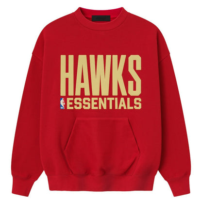 Atlanta Hawks Fear of God x NBA Unisex Sport Sweatshirt - Red cheap