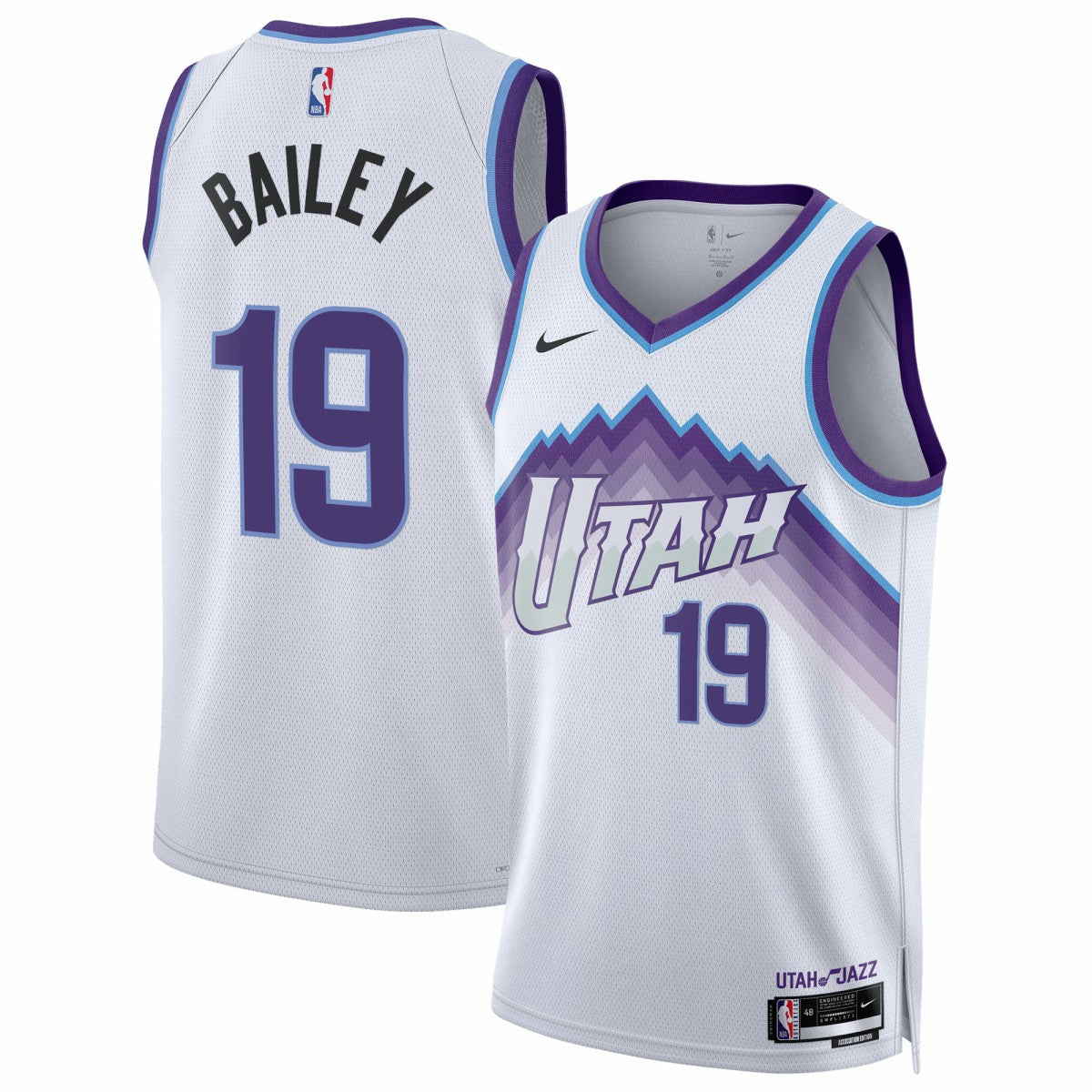 Ace Bailey Utah Jazz Unisex Swingman Jersey - Association Edition - White | Nike online