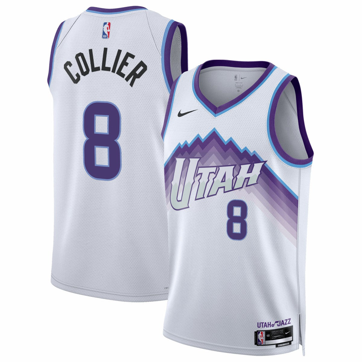 Isaiah Collier Utah Jazz Unisex Swingman Jersey - Association Edition - White | Nike discount