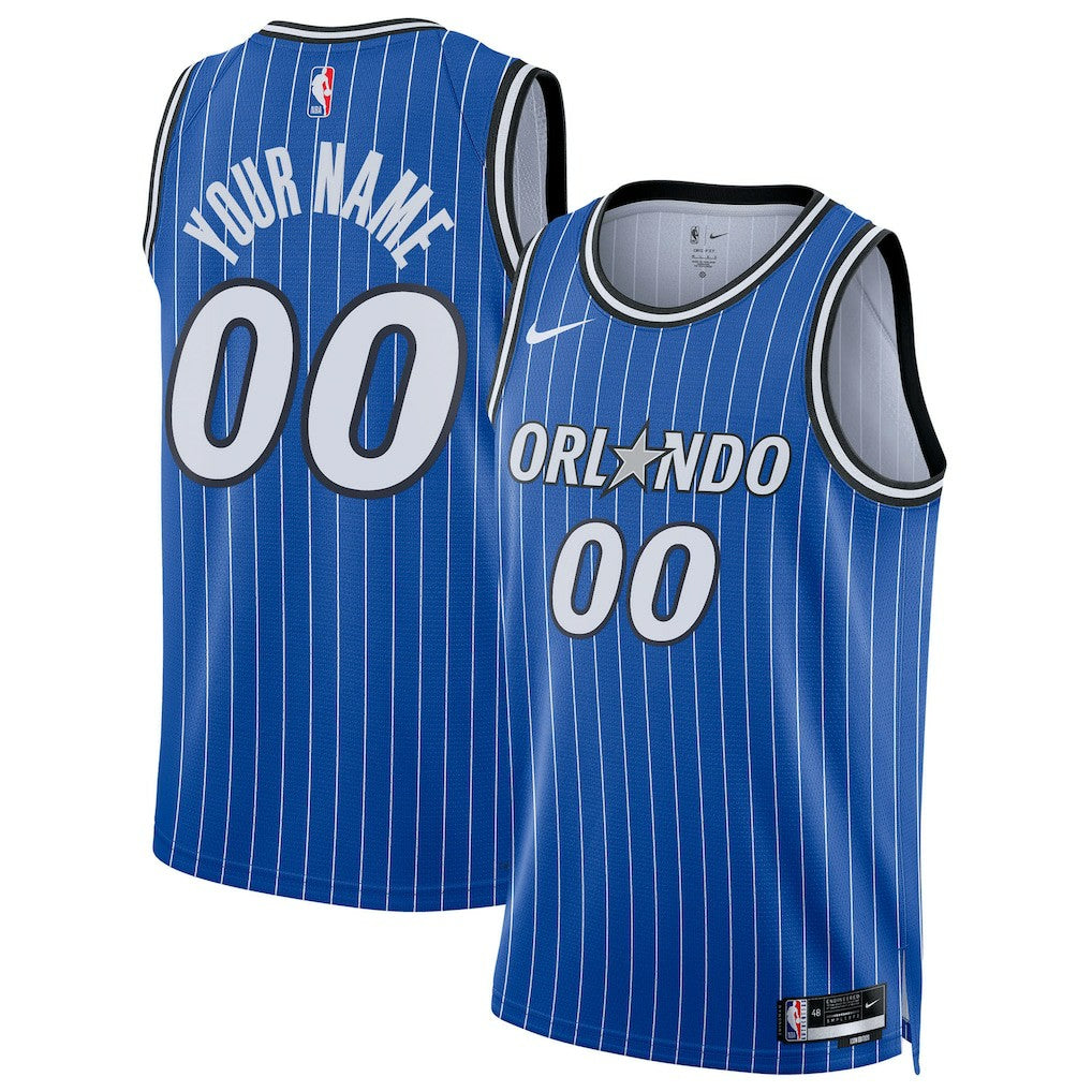 Orlando Magic Unisex Swingman Custom Jersey - Icon Edition - Blue | Nike cheap