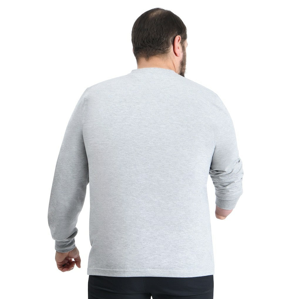Cleveland Cavaliers G-III Sports by Carl Banks Adaptive Printed Mesh Effect Long Sleeve T-Shirt sale - Gray outlet