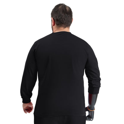 Miami Heat G-III Sports by Carl Banks Adaptive Printed Mesh Effect Long Sleeve T-Shirt - Black for sale