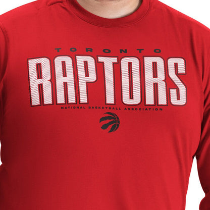 Toronto Raptors G-III Sports by Carl Banks Adaptive Printed Mesh Effect Long Sleeve T-Shirt - Red shop