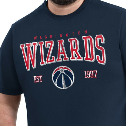 Washington Wizards G-III Sports by Carl Banks Adaptive Classic Team Spirit Short Sleeve T-Shirt - Navy for sale