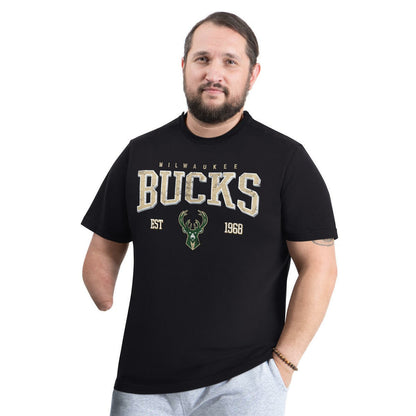 Milwaukee Bucks G-III Sports by Carl Banks Adaptive Classic Team Spirit Short Sleeve T-Shirt - Black on sale