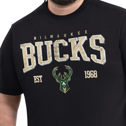 Milwaukee Bucks G-III Sports by Carl Banks Adaptive Classic Team Spirit Short Sleeve T-Shirt - Black on sale