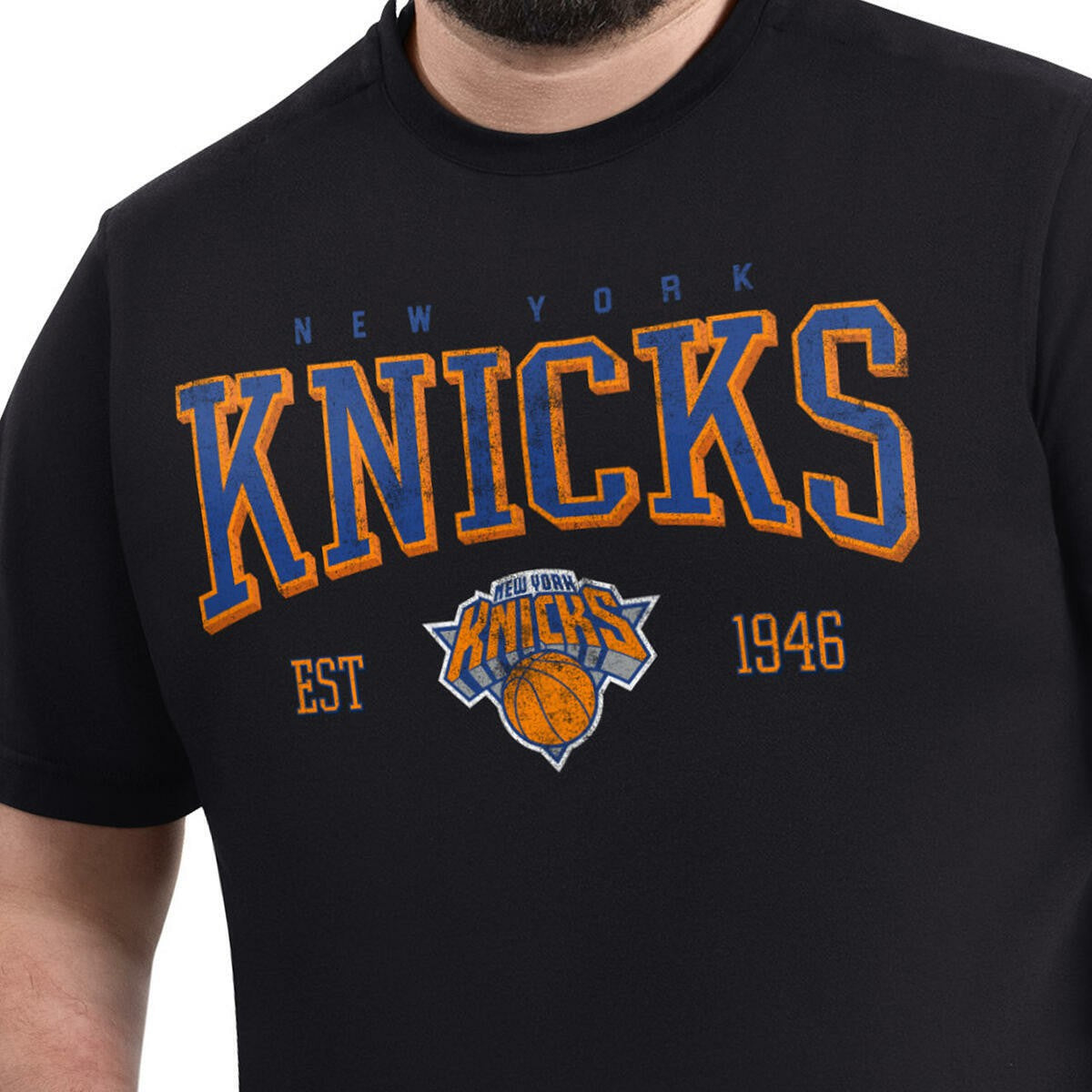 New York Knicks G-III Sports by Carl Banks Adaptive Classic Team Spirit Short Sleeve T-Shirt - Black on sale