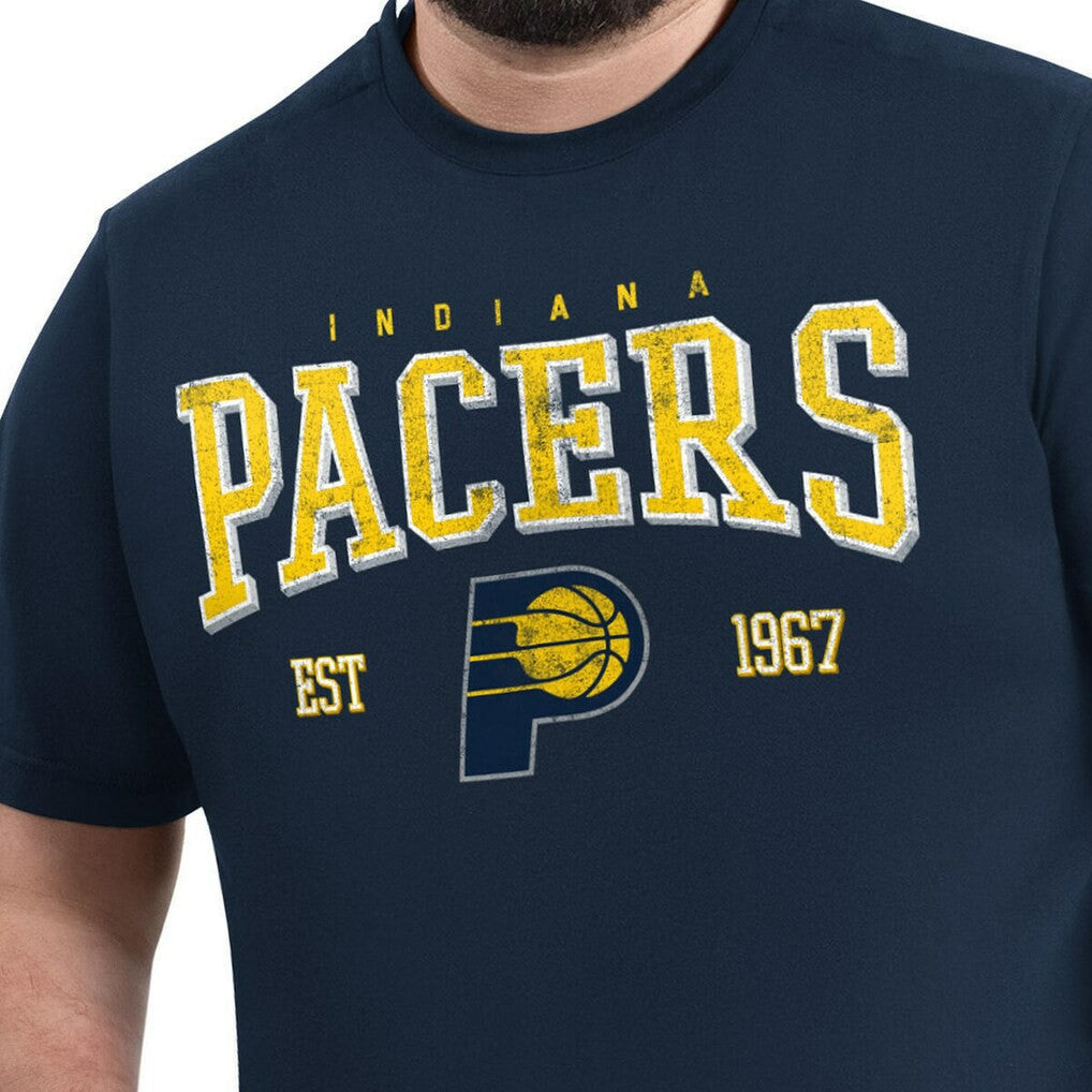 Indiana Pacers G-III Sports by Carl Banks Adaptive Classic Team Spirit Short Sleeve T-Shirt - Navy discount