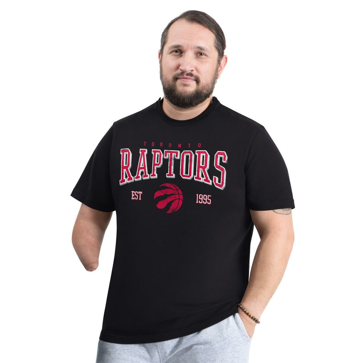 Toronto Raptors G-III Sports by Carl Banks Adaptive Classic Team Spirit Short Sleeve T-Shirt - Black discount
