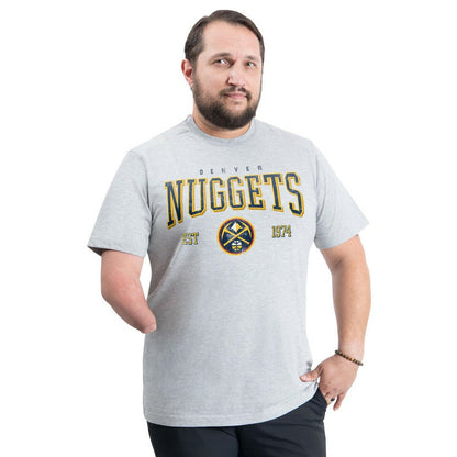 Denver Nuggets G-III Sports by Carl Banks Adaptive Classic Team Spirit Short Sleeve T-Shirt sale - Gray online