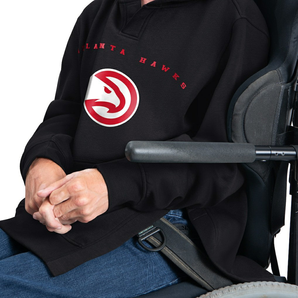 Atlanta Hawks G-III Sports by Carl Banks Adaptive Team Arc Fleece Hoodie - Black sale