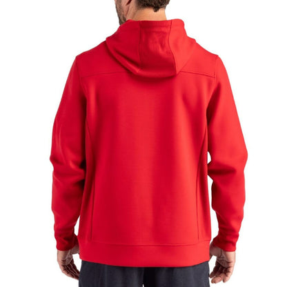 San Francisco 49ers Cutter & Buck Roam Eco Half-Zip Recycled Pullover Hoodie - Scarlet sale