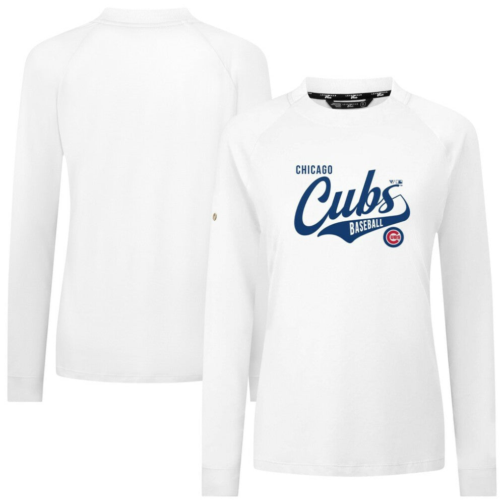 Chicago Cubs Levelwear Women's Slender Glide T-Shirt - White