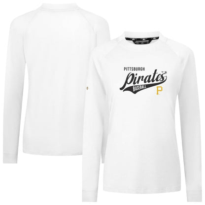 Pittsburgh Pirates Levelwear Women's Slender Glide T-Shirt - White