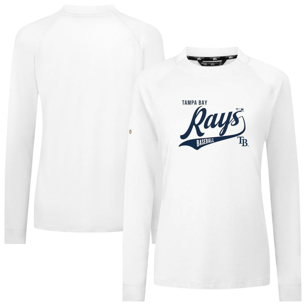 Tampa Bay Rays Levelwear Women's Slender Glide T-Shirt - White