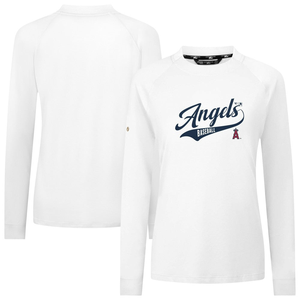 Los Angeles Angels Levelwear Women's Slender Glide T-Shirt - White