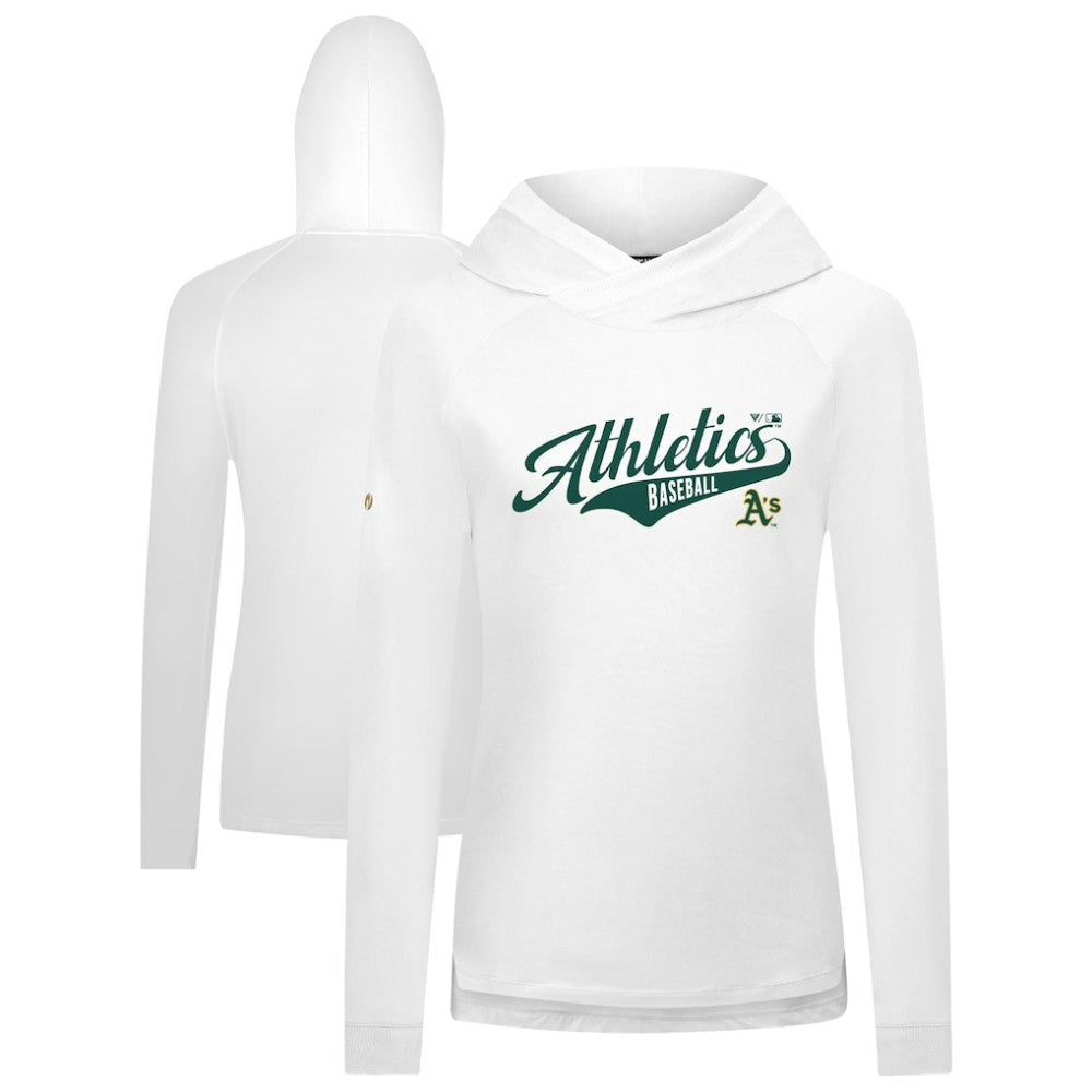 Athletics Levelwear Women's Slender Glide Raglan Hoodie - White