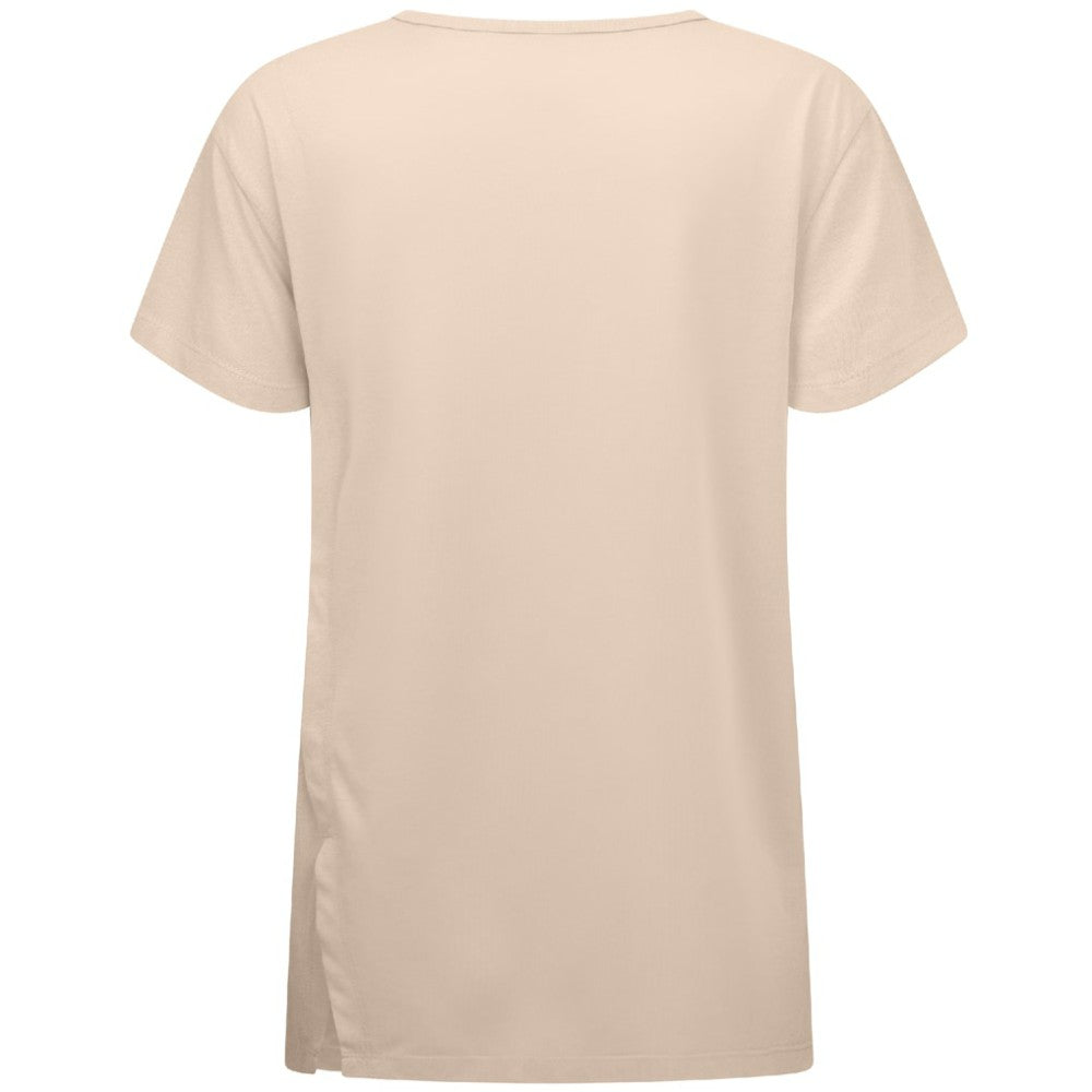 Colorado Rockies Levelwear Women's Influx Sizzle T-Shirt - Khaki