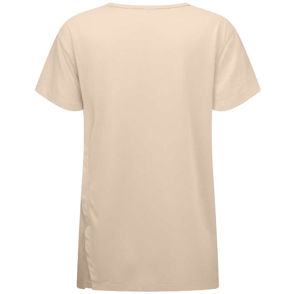 Minnesota Twins Levelwear Women's Influx Sizzle T-Shirt - Khaki