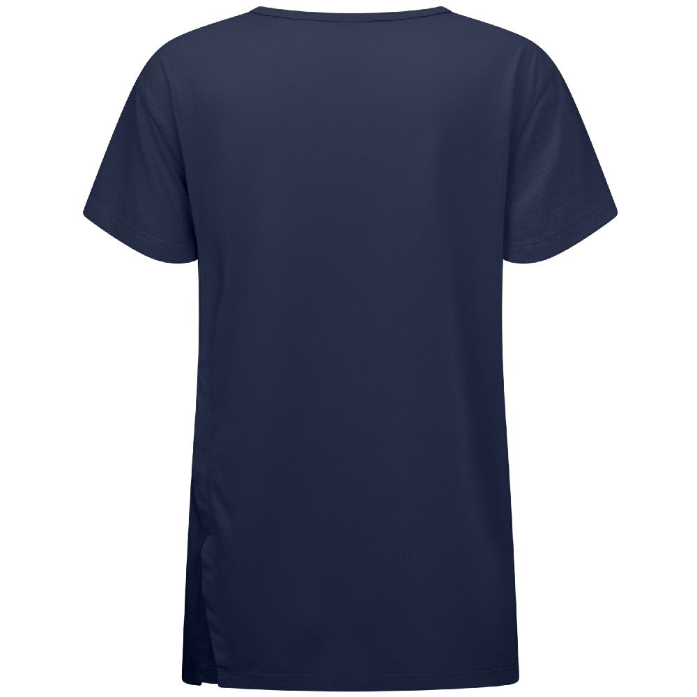 Los Angeles Angels Levelwear Women's Influx Sizzle T-Shirt - Navy
