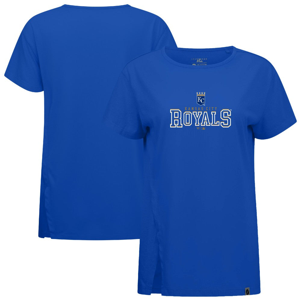 Kansas City Royals Levelwear Women's Influx Journey T-Shirt - Royal