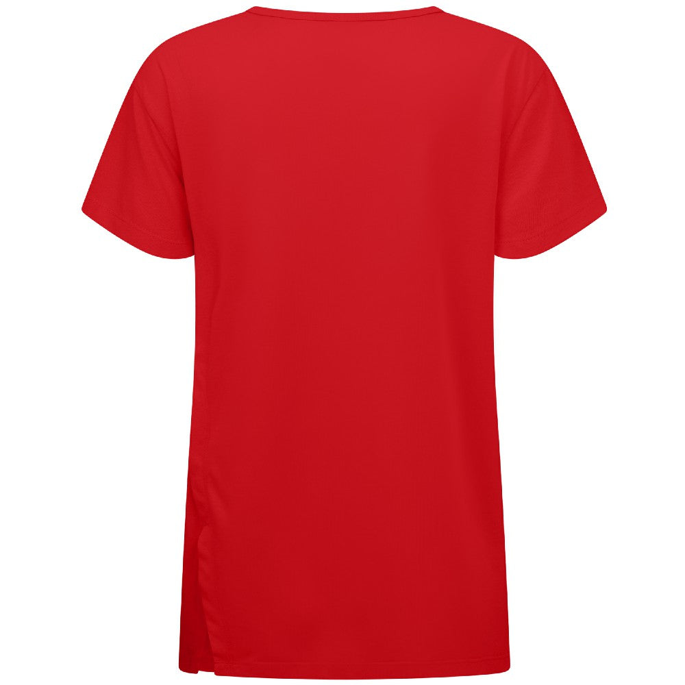 Los Angeles Angels Levelwear Women's Influx Journey T-Shirt - Red