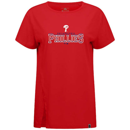 Philadelphia Phillies Levelwear Women's Influx Journey T-Shirt - Red